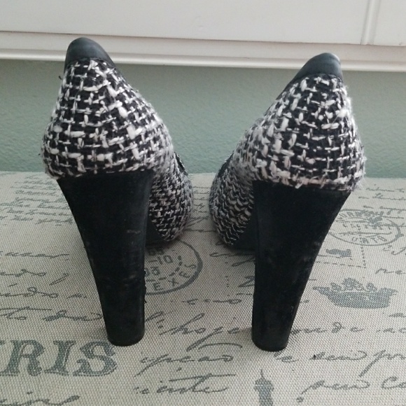 Jessica Simpson tweed heels - Picture 4 of 4